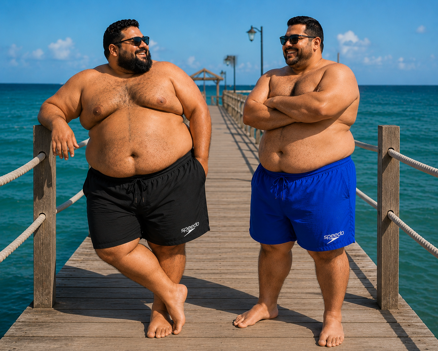 مايوه رجالي Speedo للمقاسات الكبيرة حتى 10XL