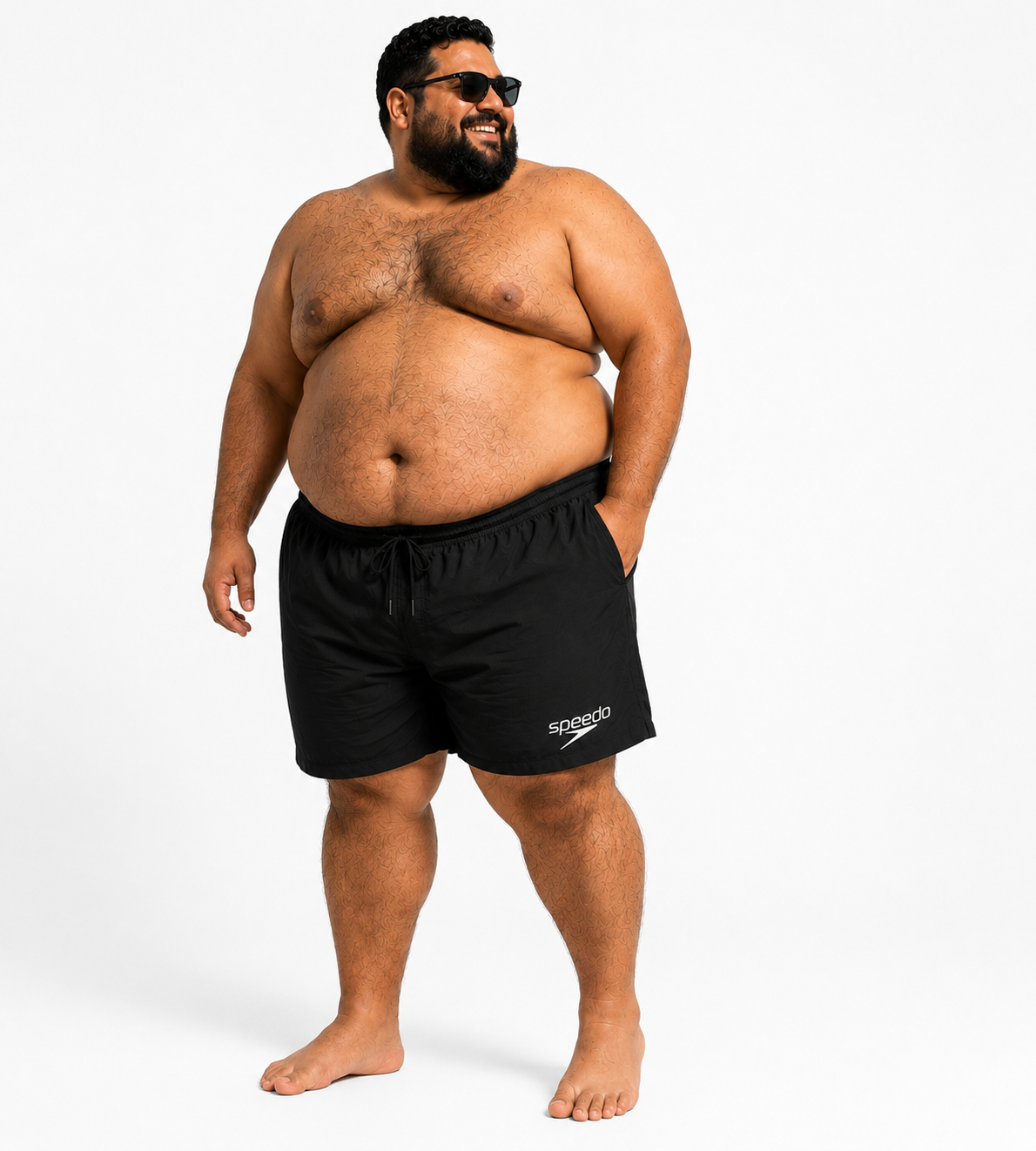 مايوه رجالي Speedo للمقاسات الكبيرة حتى 10XL