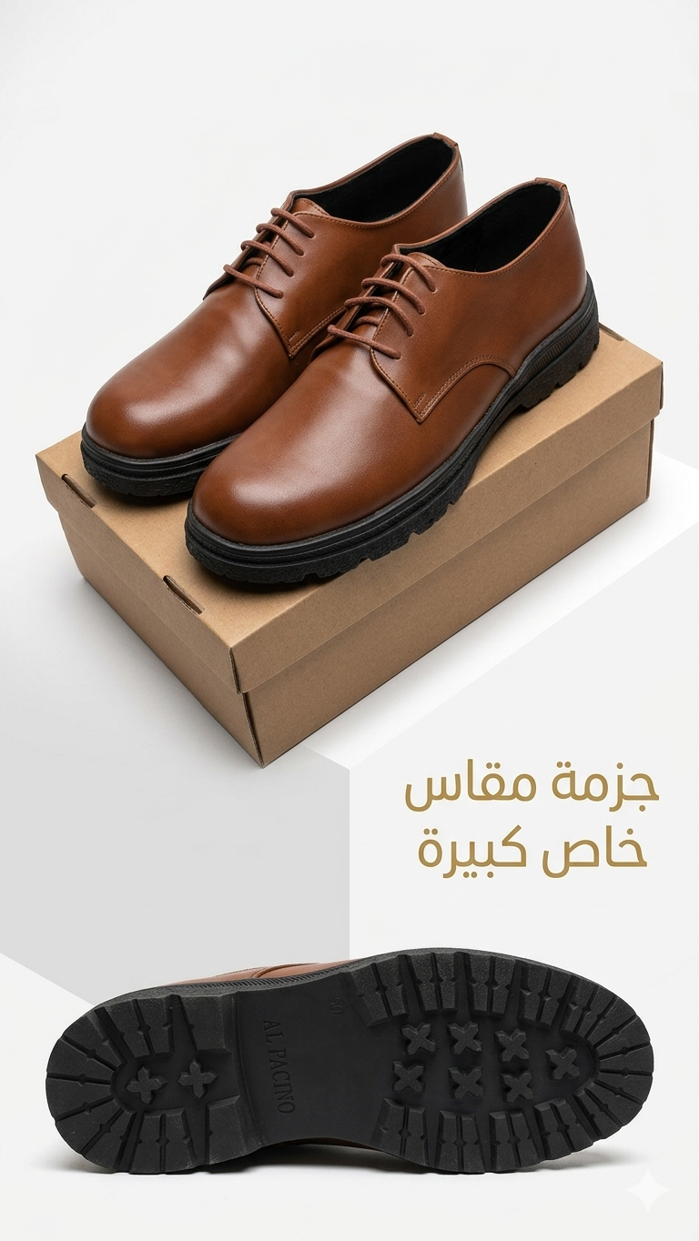 جزمة مقاس خاص من 46 ل 50